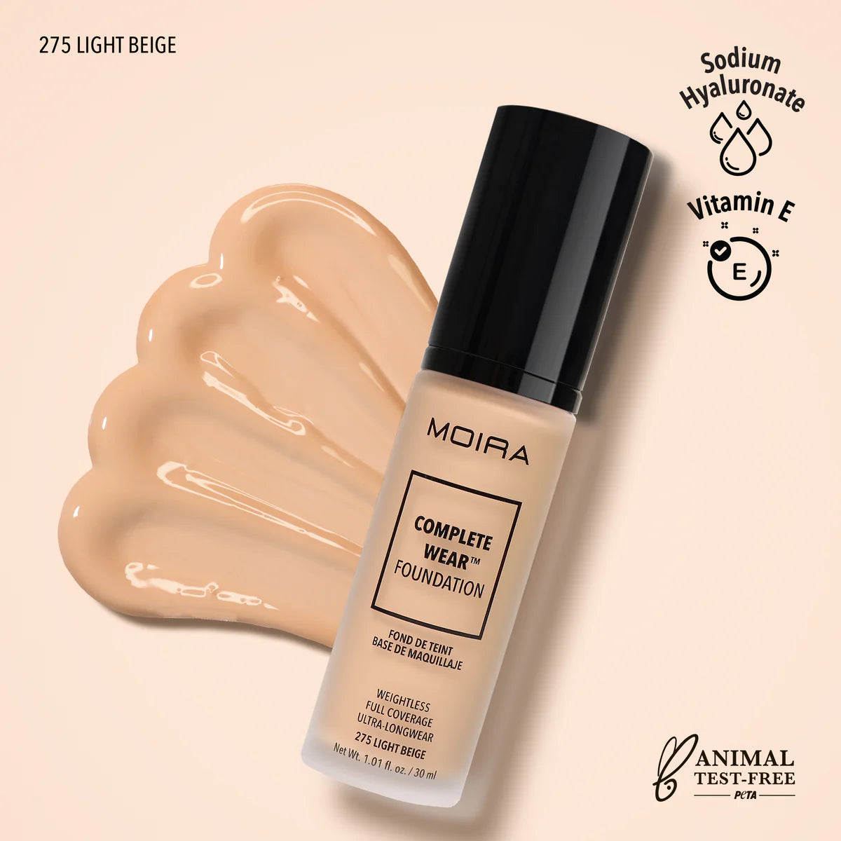 COMPLETE WEAR FOUNDATION - MOIRA BEAUTY
