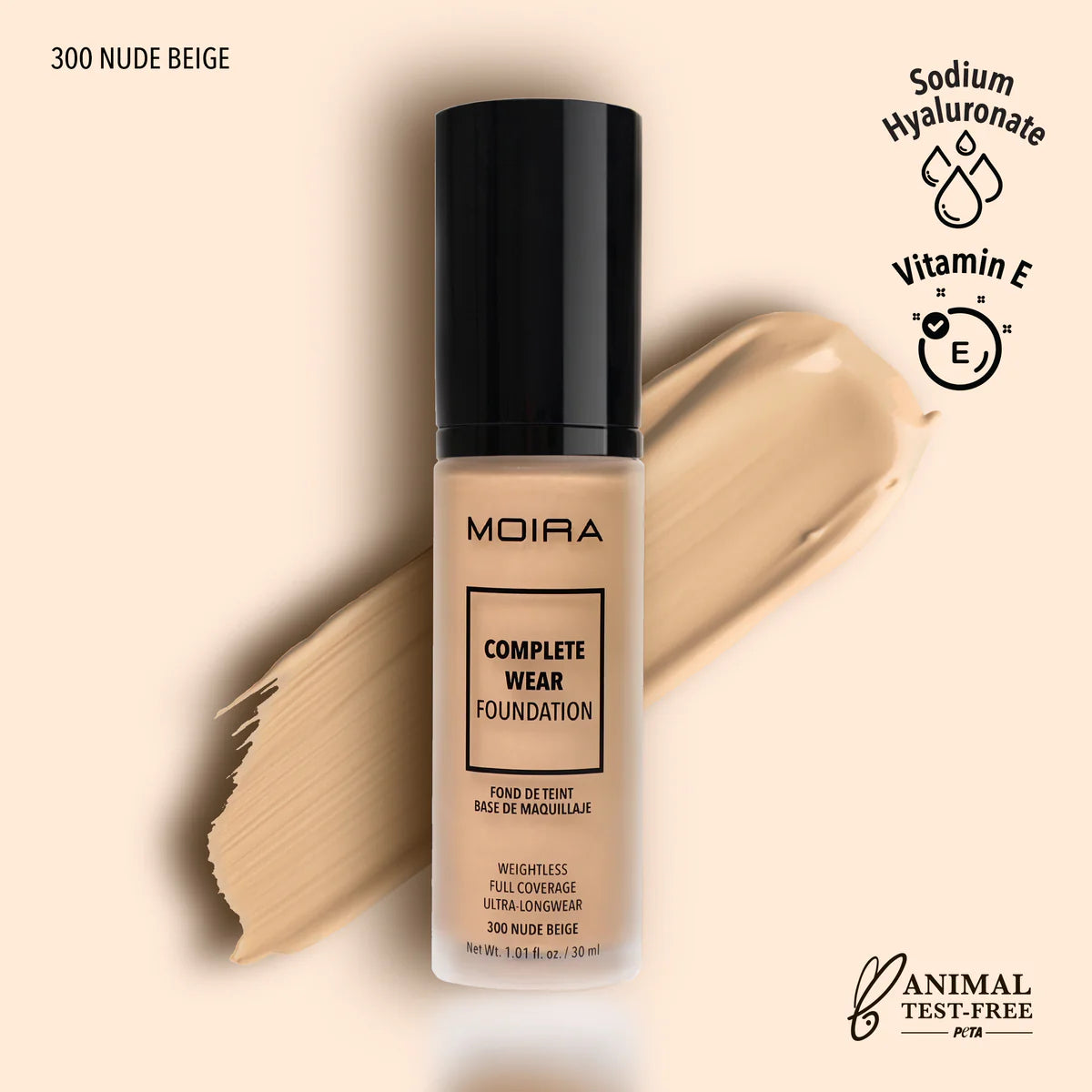 COMPLETE WEAR FOUNDATION - MOIRA BEAUTY