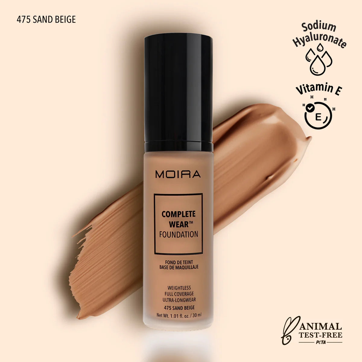COMPLETE WEAR FOUNDATION - MOIRA BEAUTY