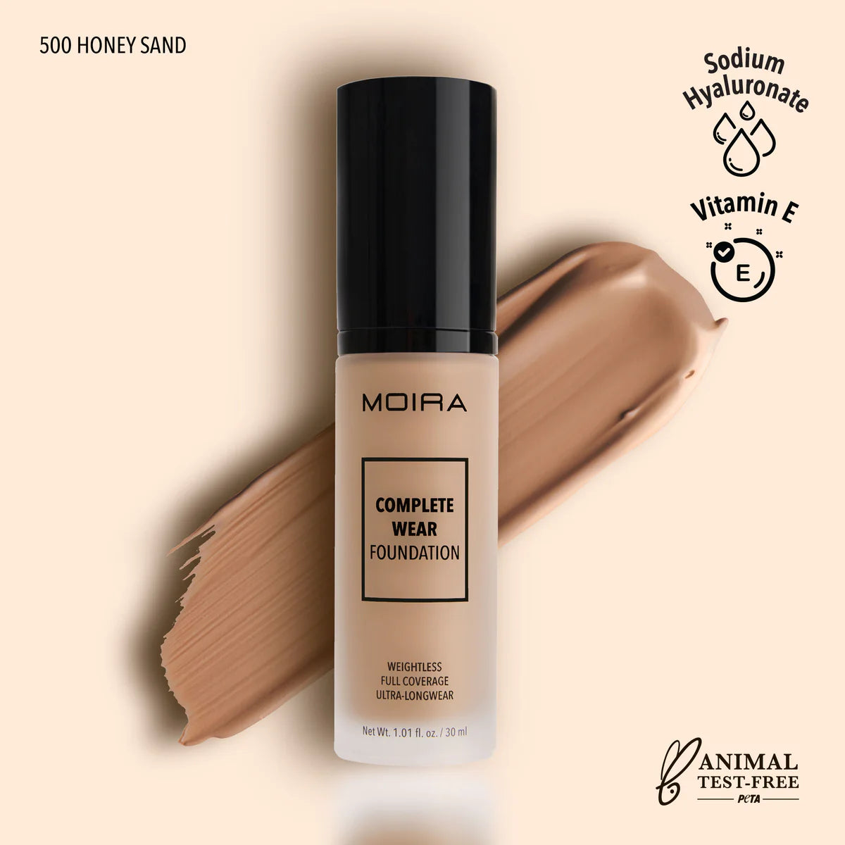 COMPLETE WEAR FOUNDATION - MOIRA BEAUTY