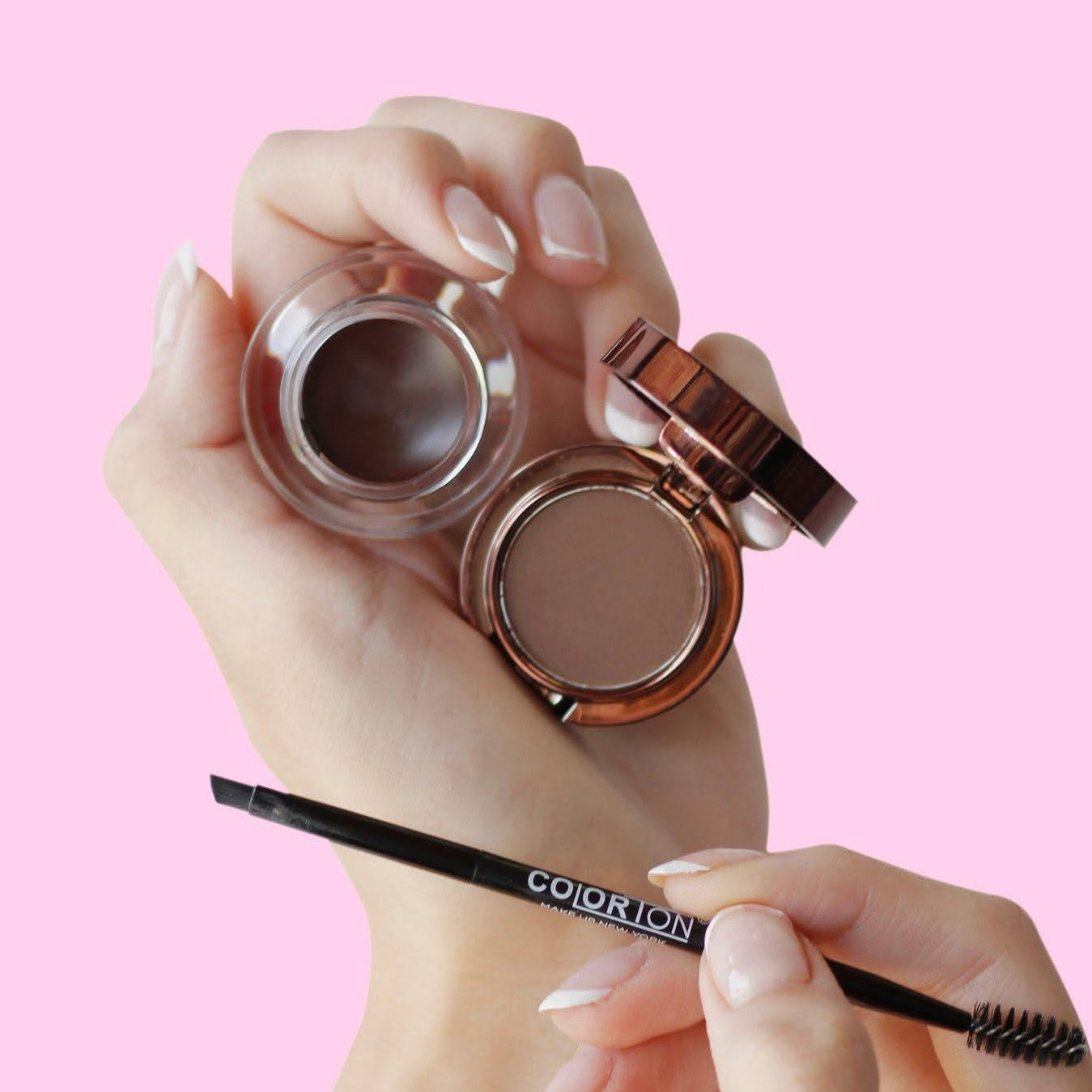 EYEBROW POWDER & GEL SOMBRA GEL PARA CEJAS COLORTON