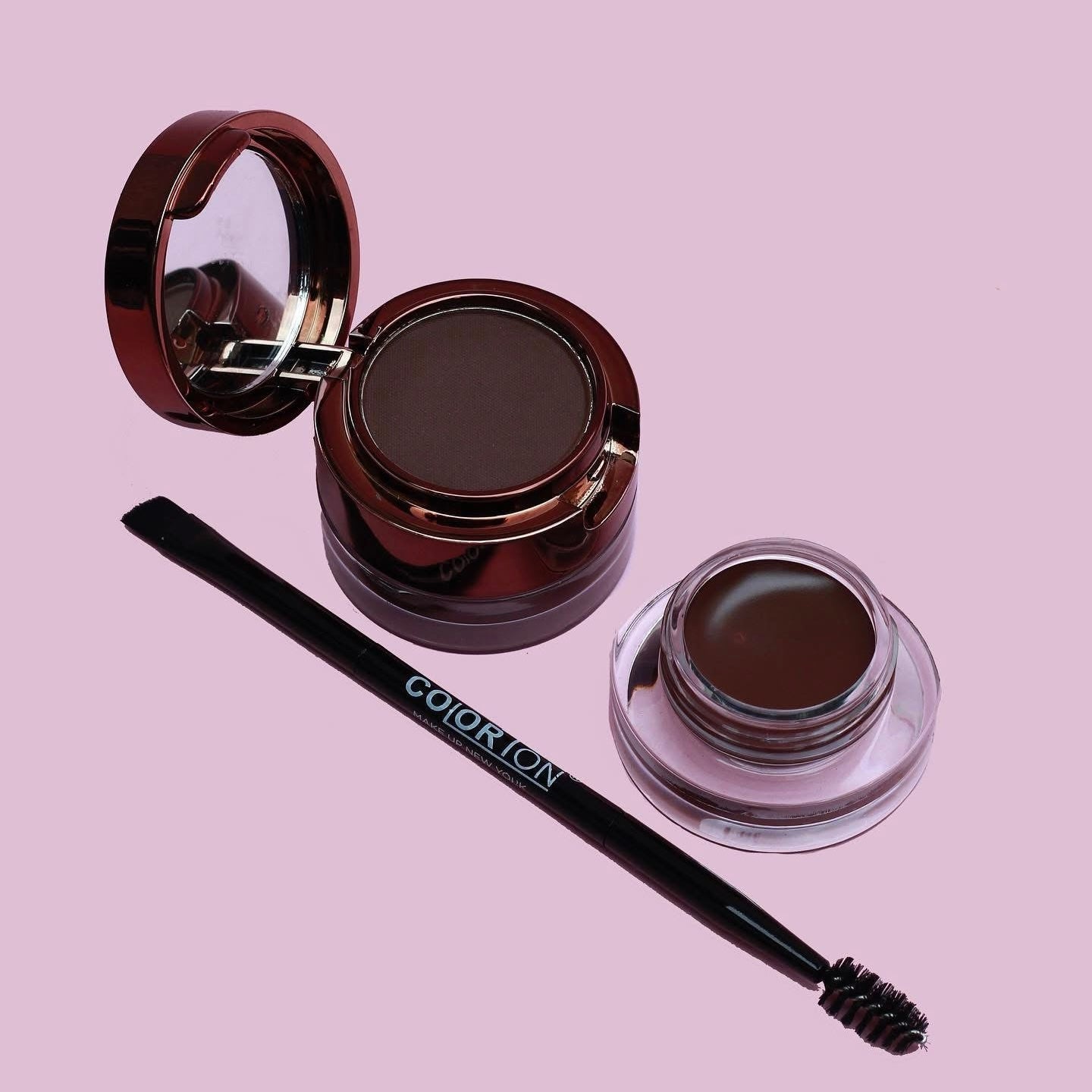 EYEBROW POWDER & GEL SOMBRA GEL PARA CEJAS COLORTON