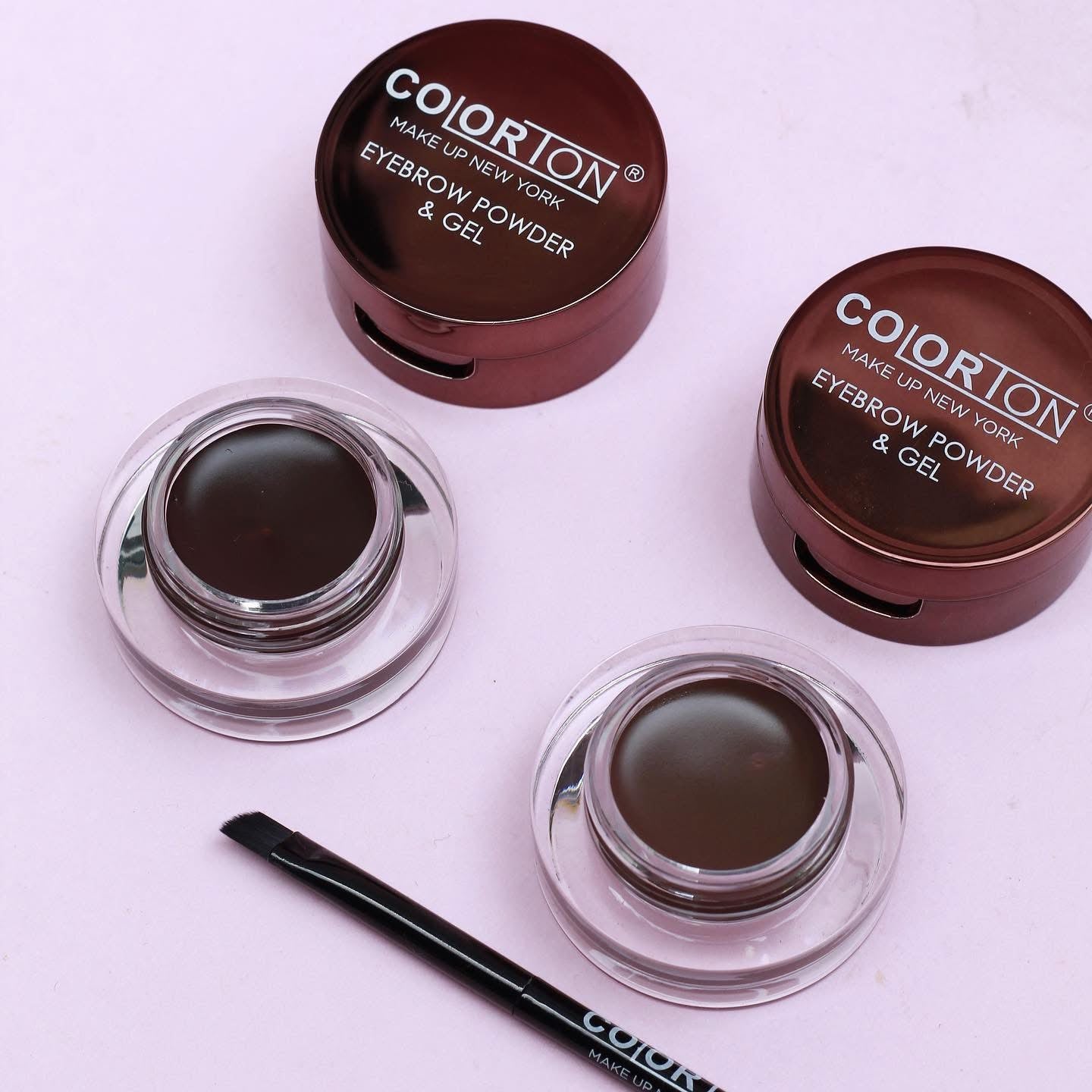 EYEBROW POWDER & GEL SOMBRA GEL PARA CEJAS COLORTON
