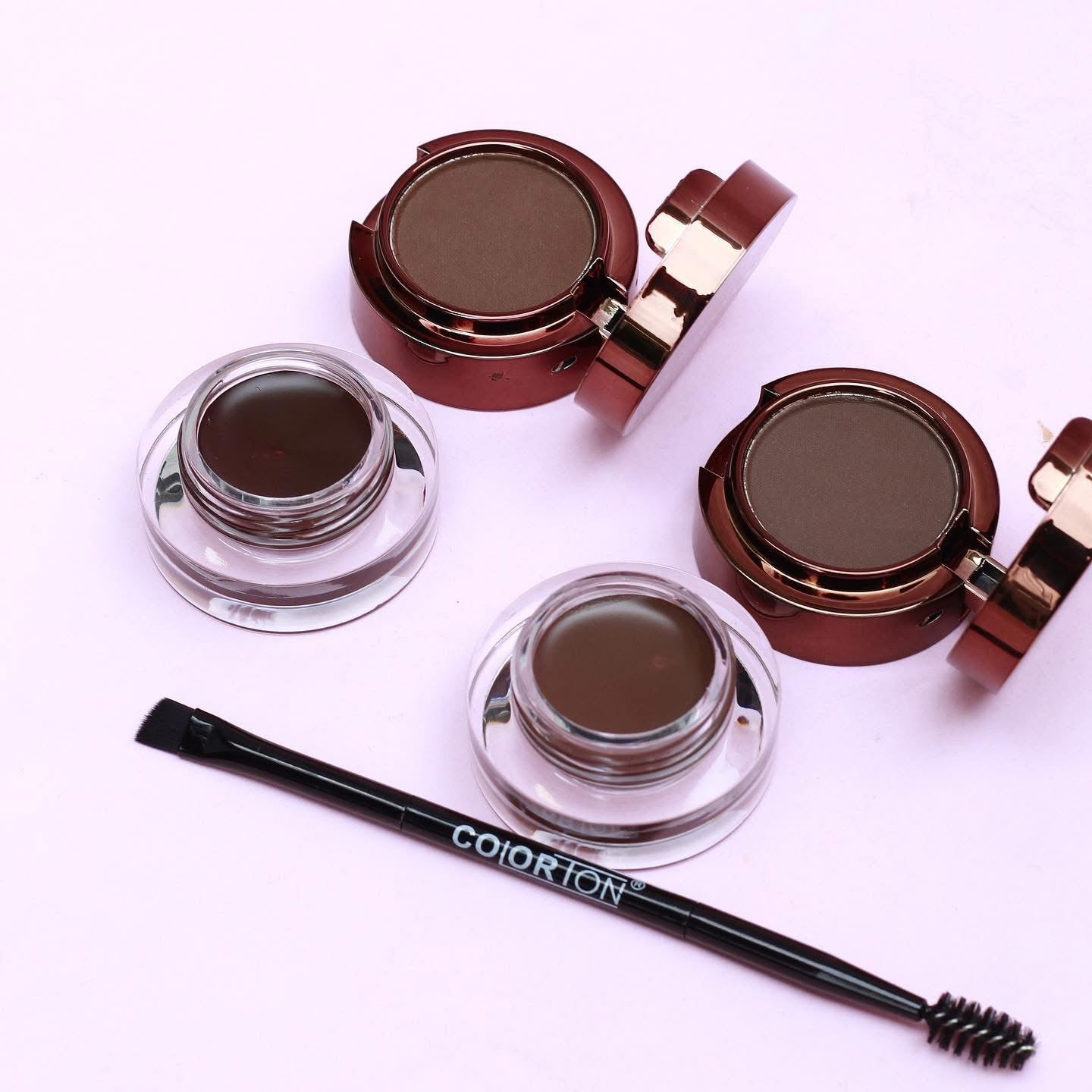 EYEBROW POWDER & GEL SOMBRA GEL PARA CEJAS COLORTON