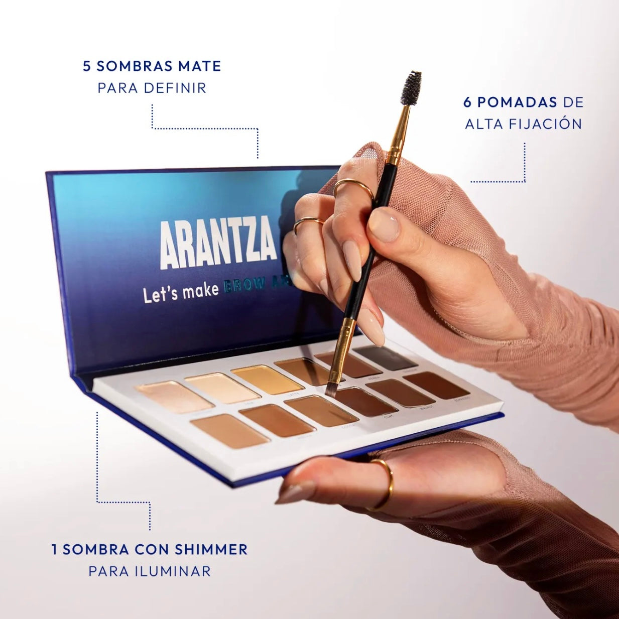 BROW ARTIST PALETA DE CEJA ARANTZA COSMETICS