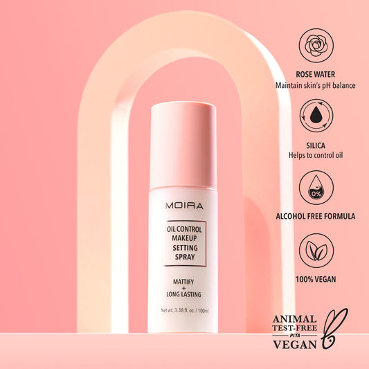 OIL CONTROL MAKE UP SETTING SPRAY - MOIRA BEAUT