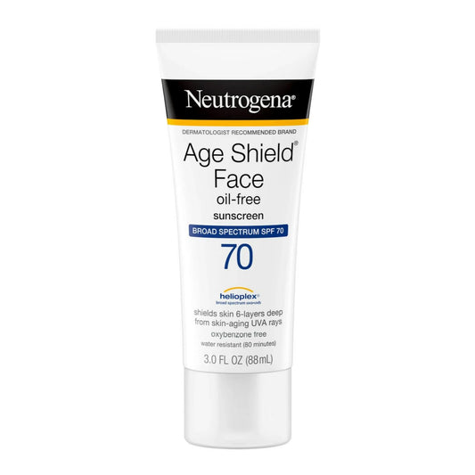 PROTECTOR SOLAR FACIAL AGE SHIELD FACE OIL-FREE SPF70 88ML - NEUTROGENA