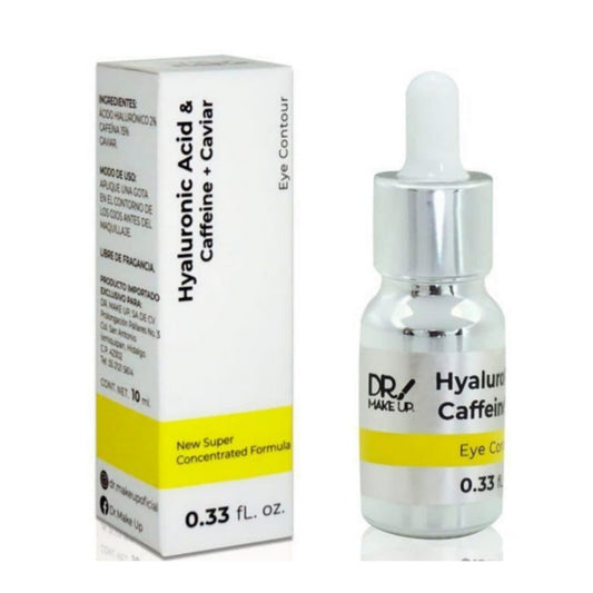 CONTORNO DE OJOS DE CAVIAR, CAFEINA Y ACIDO HIALURONICO 10 ML - DR MAKE UP