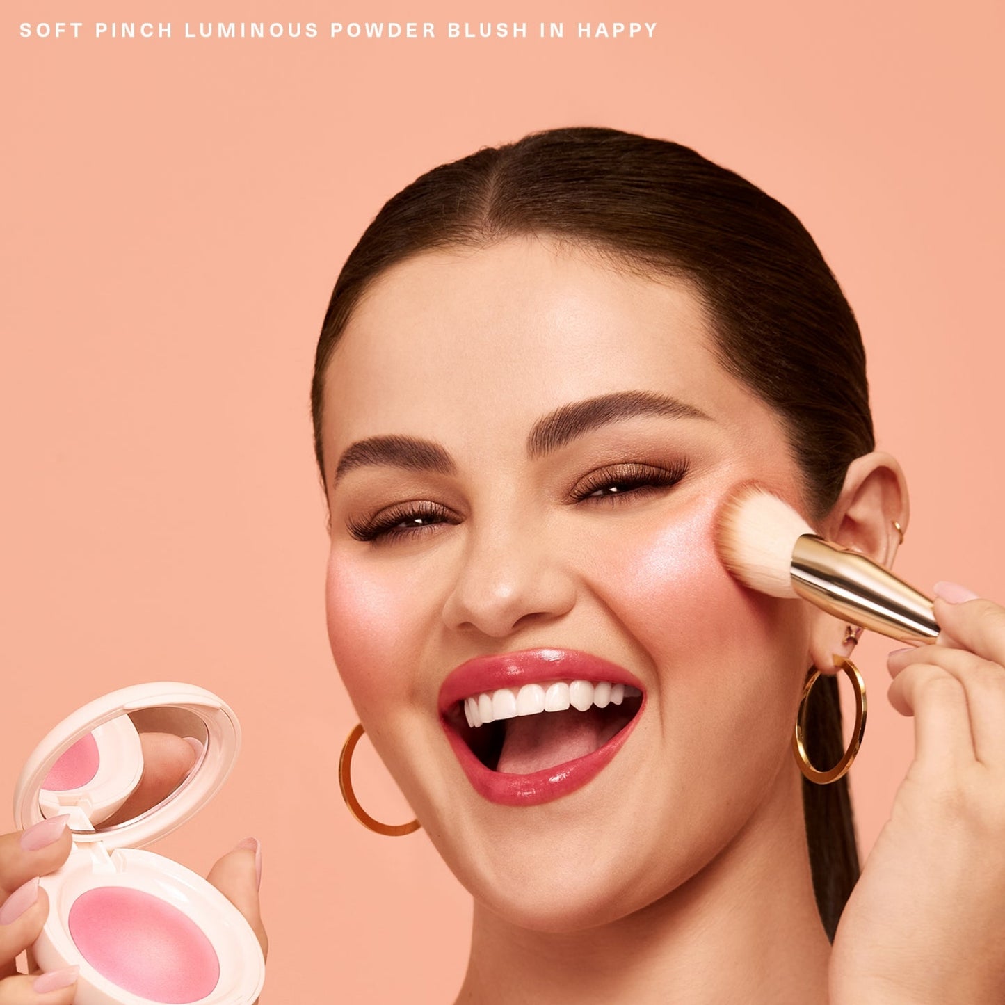 SOFT PINCH LUMINOUS POWDER BLUSH HAPPY - RARE BEAUTY