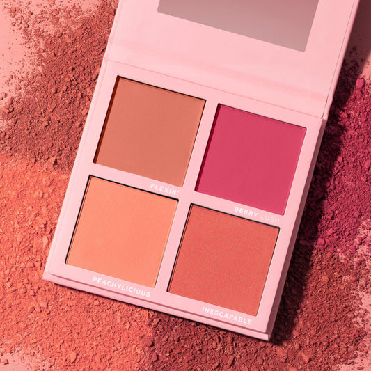 PALETA DE RUBORES DEEP BLUSHED COLOR SQUAD - BEBELLA COSMETICS