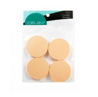 ESPONJA PARA MAQUILLAJE 4 PIEZAS CÉLAVI