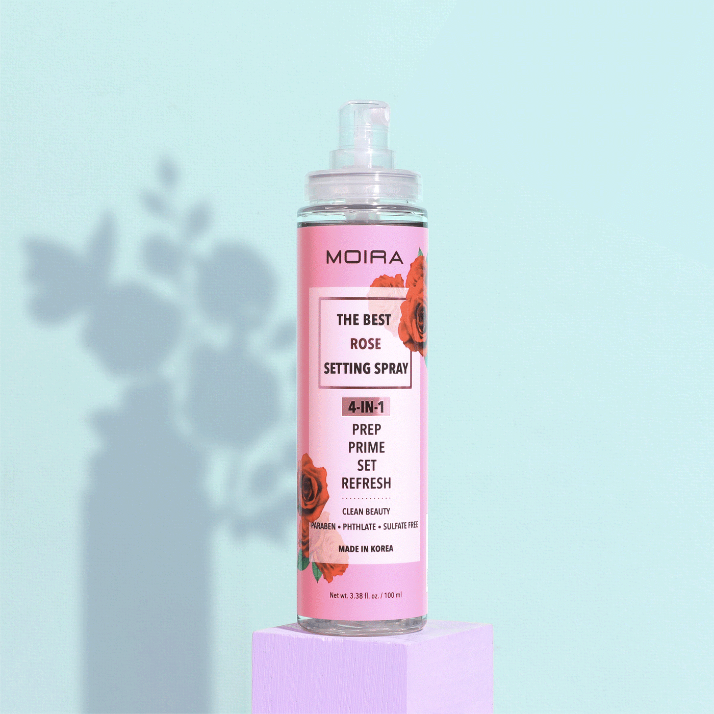 THE BEST ROSE SETTING SPRAY - MOIRA BEAUTY