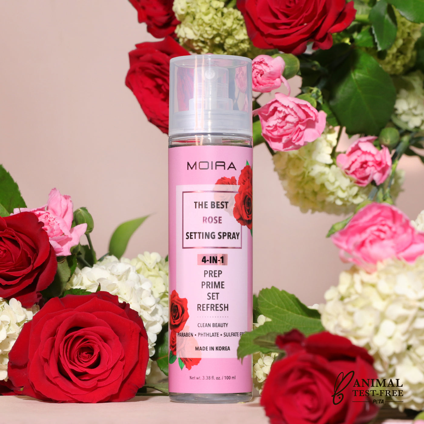 THE BEST ROSE SETTING SPRAY - MOIRA BEAUTY