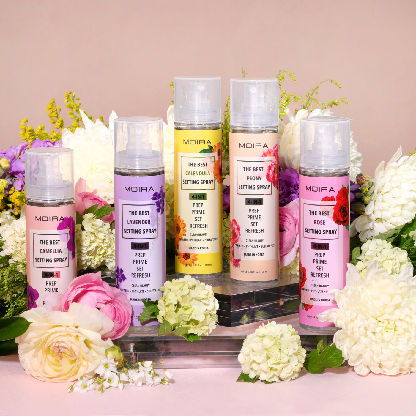 THE BEST ROSE SETTING SPRAY - MOIRA BEAUTY