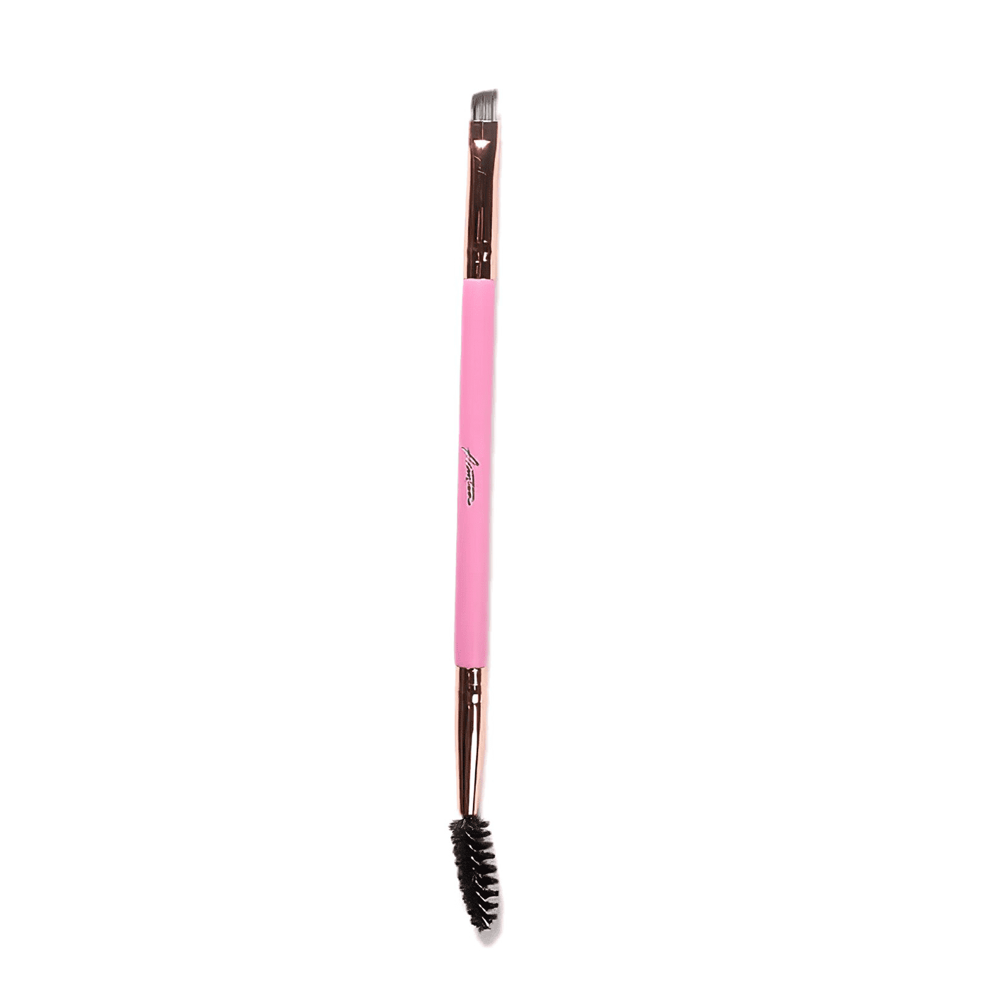 BROCHA DUO PARA CEJA BRONZED PINK FLAWLESS BROWS DUO BRUSH - ARANTZA COSMETICS
