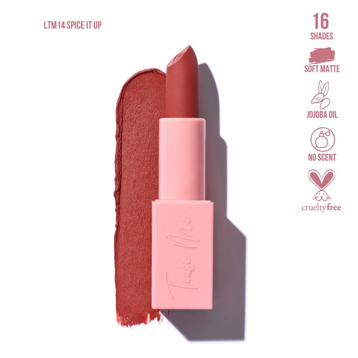 LABIAL EN BARRA SPICE IT UP TEASE ME - BEAUTY CREATIONS