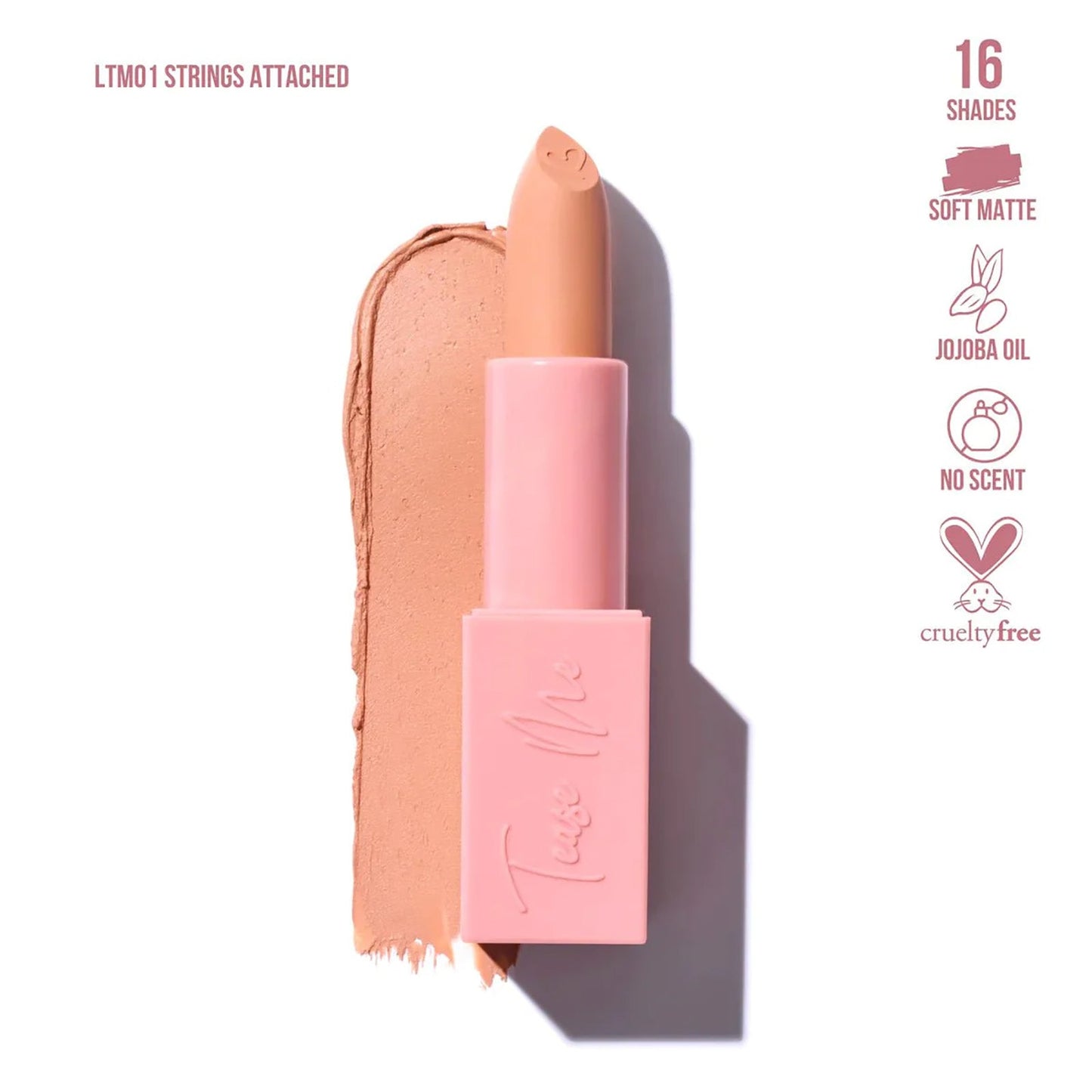 LABIAL EN BARRA STRINGS ATTACHED TEASE ME - BEAUTY CREATIONS