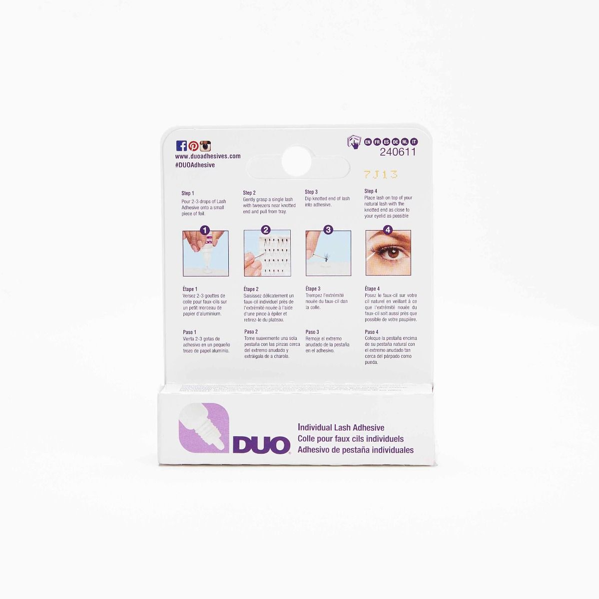 INDIVIDUAL LASH ADHESIVE ADHESIVO DE PESTAÑAS INDIVIDUALES 7 G - DUO