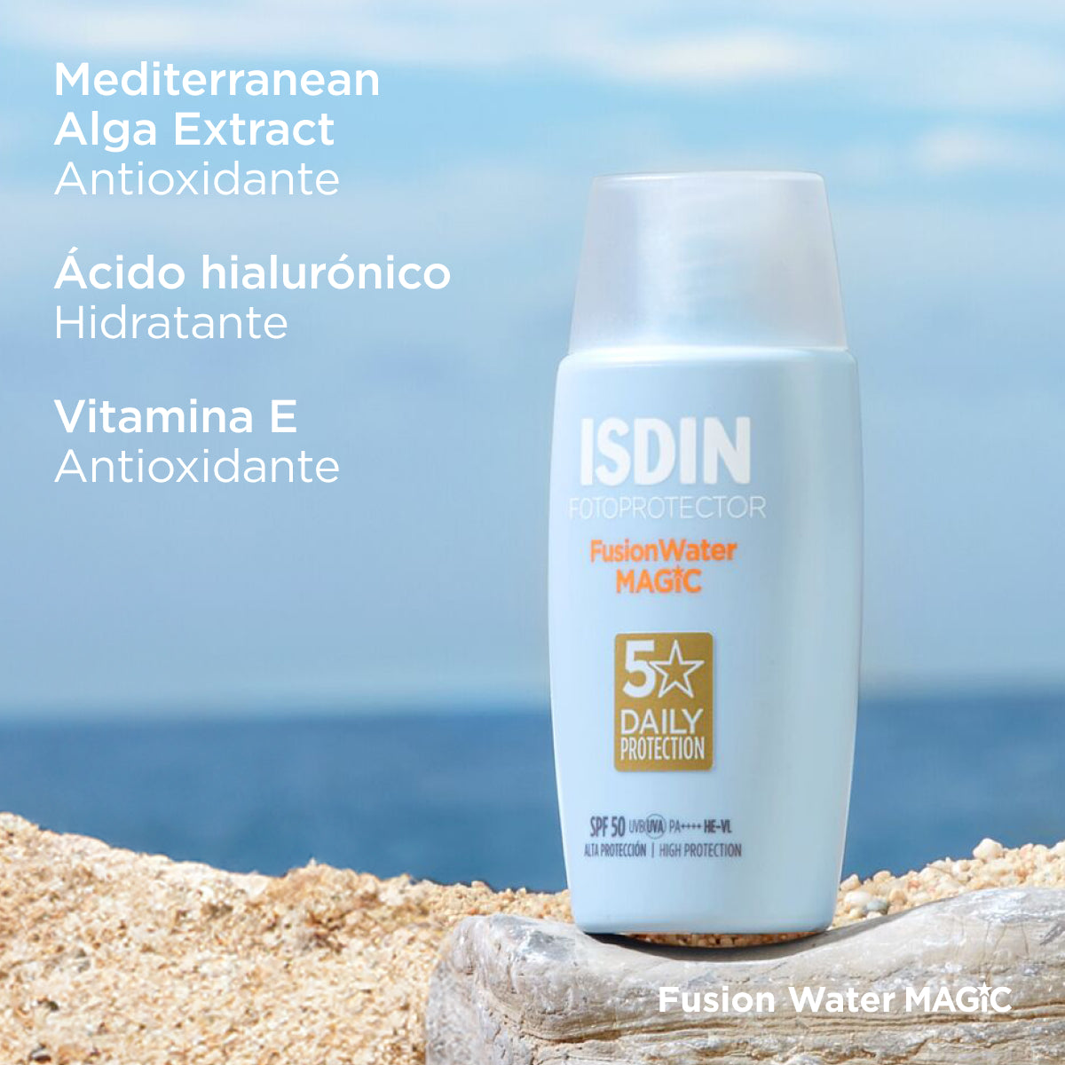 PROTECTOR SOLAR FACIAL FUSION WATER MAGIC SPF 50 - ISDIN