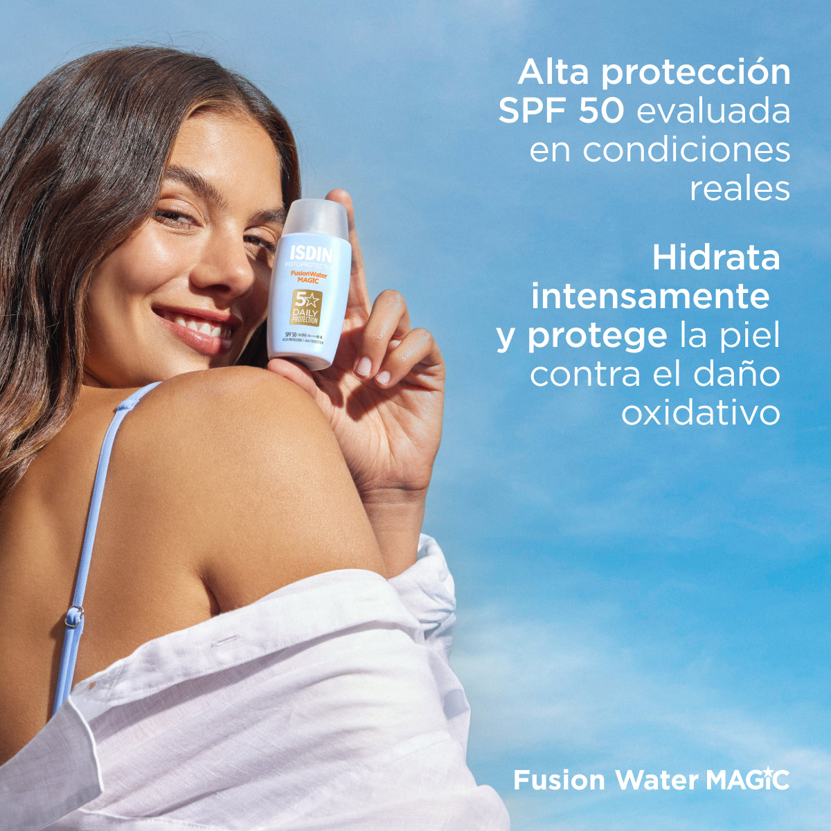 PROTECTOR SOLAR FACIAL FUSION WATER MAGIC SPF 50 - ISDIN