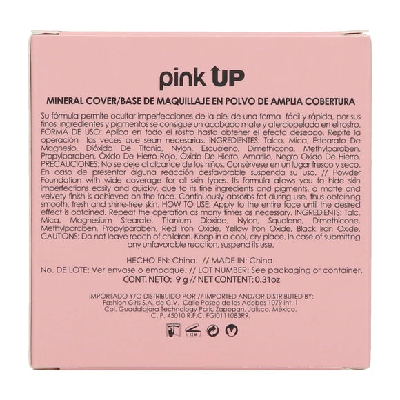 POLVO COMPACTO MINERAL COVER - PINK UP