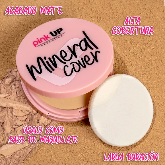 POLVO COMPACTO MINERAL COVER - PINK UP