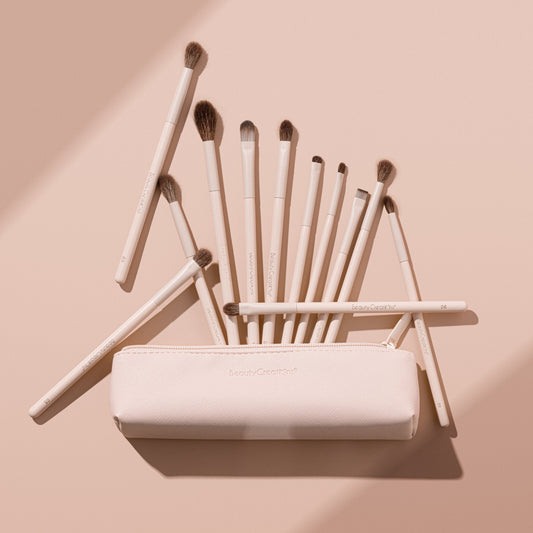 SET DE BROCHAS NUDE X 12 PZAS - BEAUTY CREATIONS