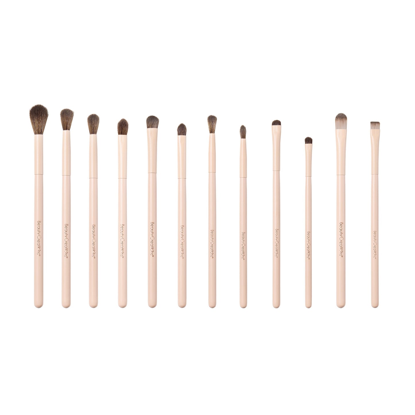 SET DE BROCHAS NUDE X 12 PZAS - BEAUTY CREATIONS