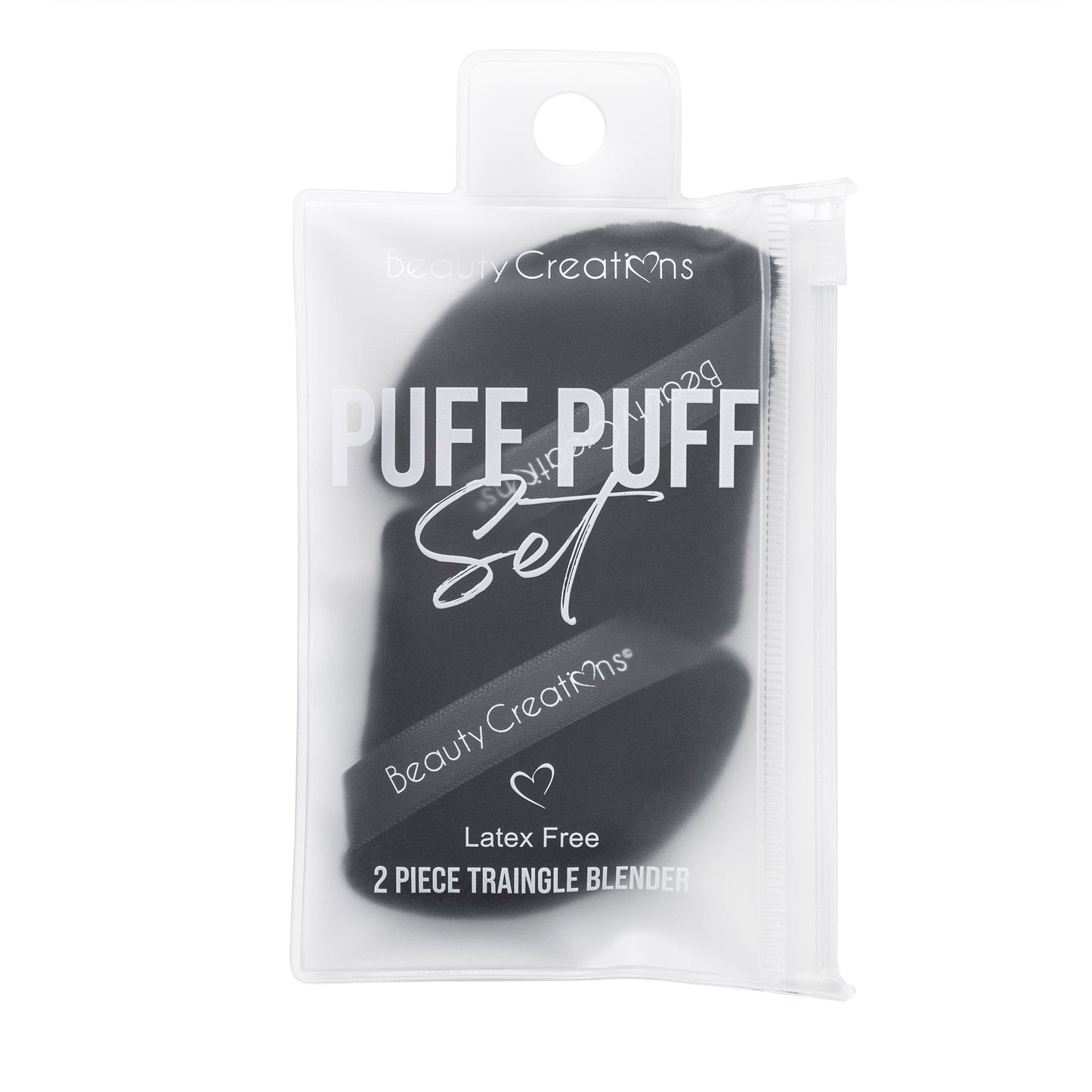 PUFF PUFF SET 2 PIEZAS NEGRO - BEAUTY CREATIONS
