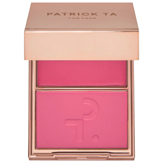 MAJOR HEADLINES DOBLE-TAKE CRÈME & POWDER BLUSH DUO SHE'S A DOLL - PATRCK TA