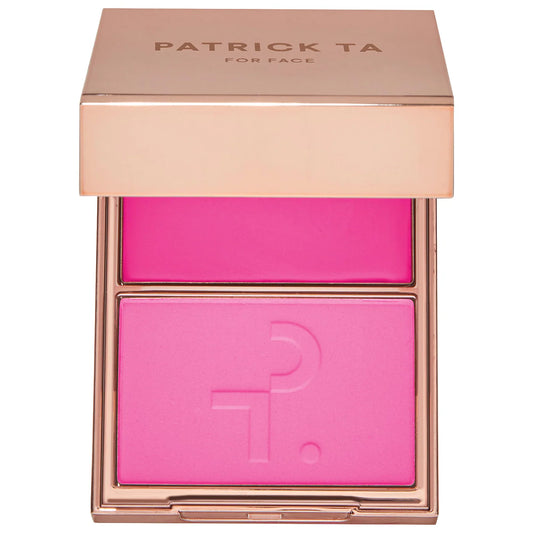 MAJOR HEADLINES DOBLE-TAKE CRÈME & POWDER BLUSH DUO SHE'S GIVING - PATRCK TA