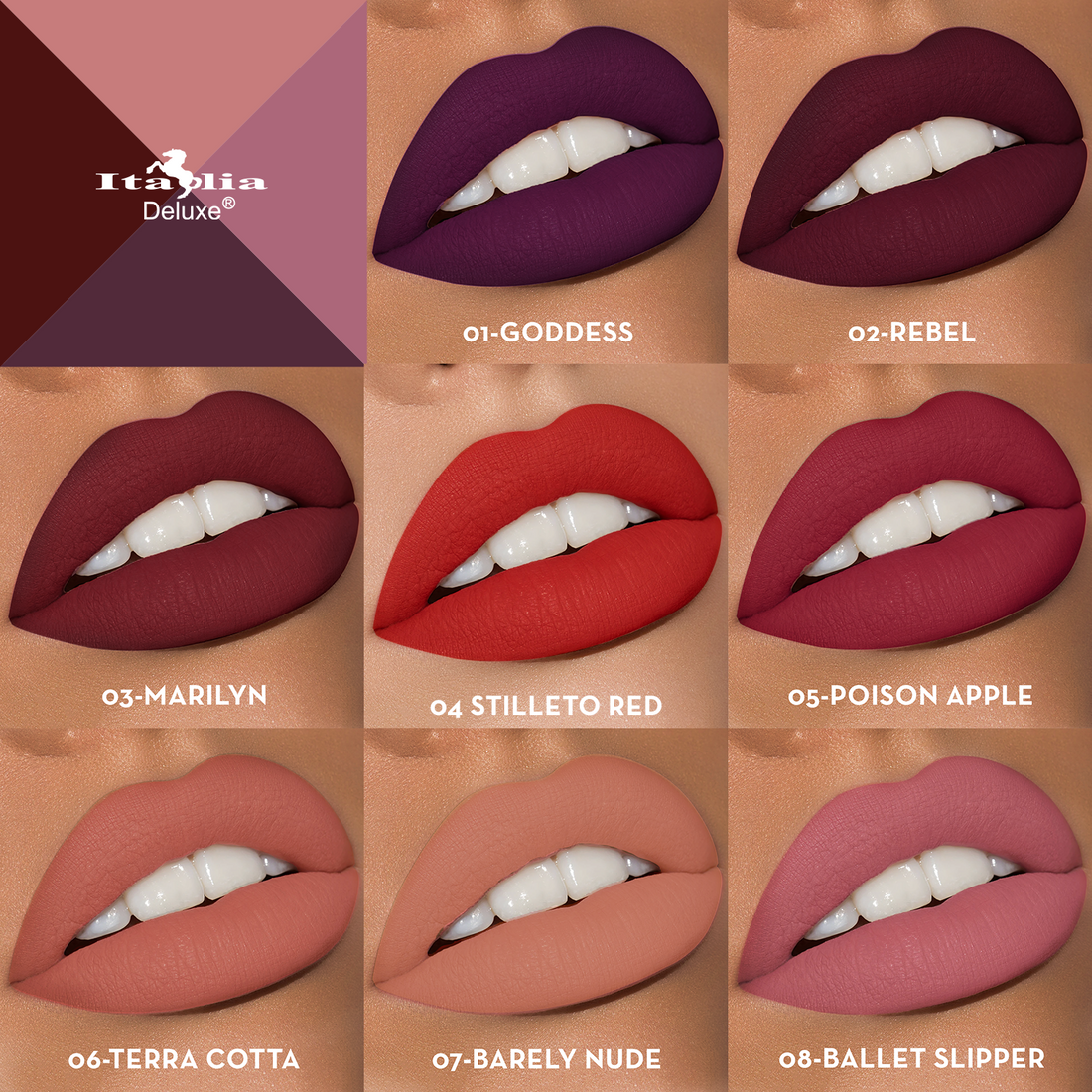 MOUSSE MATTE LIPSTICK - ITALIA DELUXE