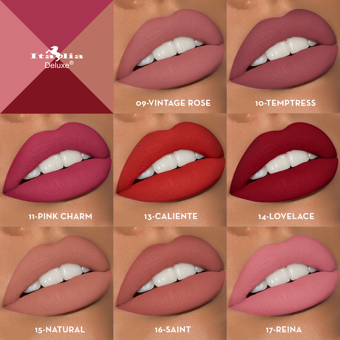 MOUSSE MATTE LIPSTICK - ITALIA DELUXE