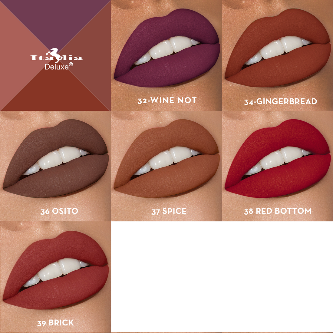 MOUSSE MATTE LIPSTICK - ITALIA DELUXE