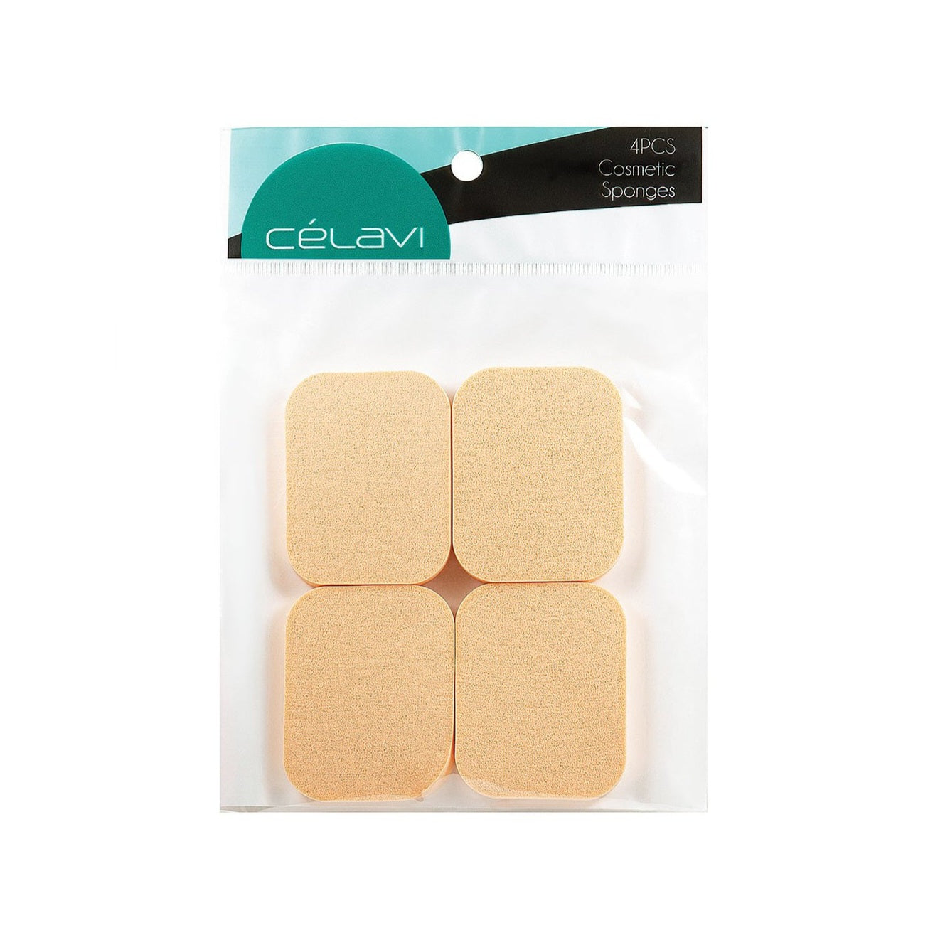 ESPONJA PARA MAQUILLAJE 4 PIEZAS CÉLAVI